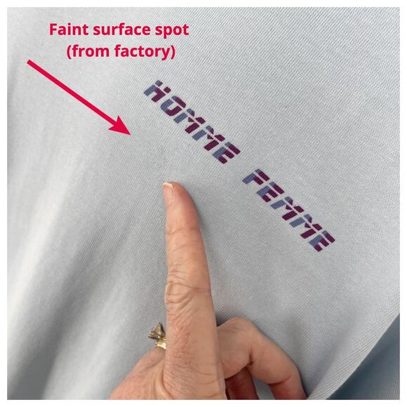 Homme + Femme NEW Logo Tee T-Shirt Mens Sz L Blue Heavy Cotton Short Sleeve - Picture 3 of 7